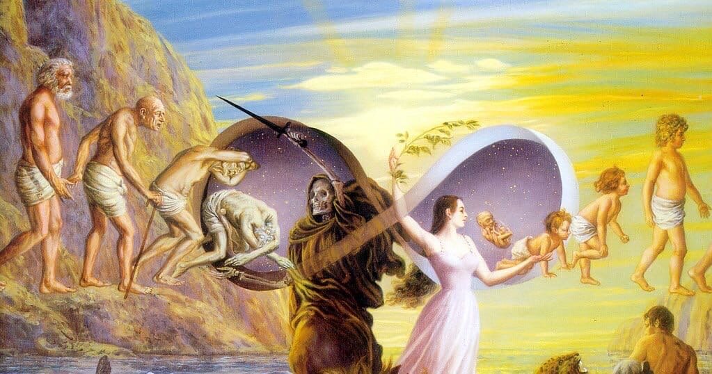 «Жизнь – это свет, умирание – это тьма, смерть – это снова свет. Полный цикл.»