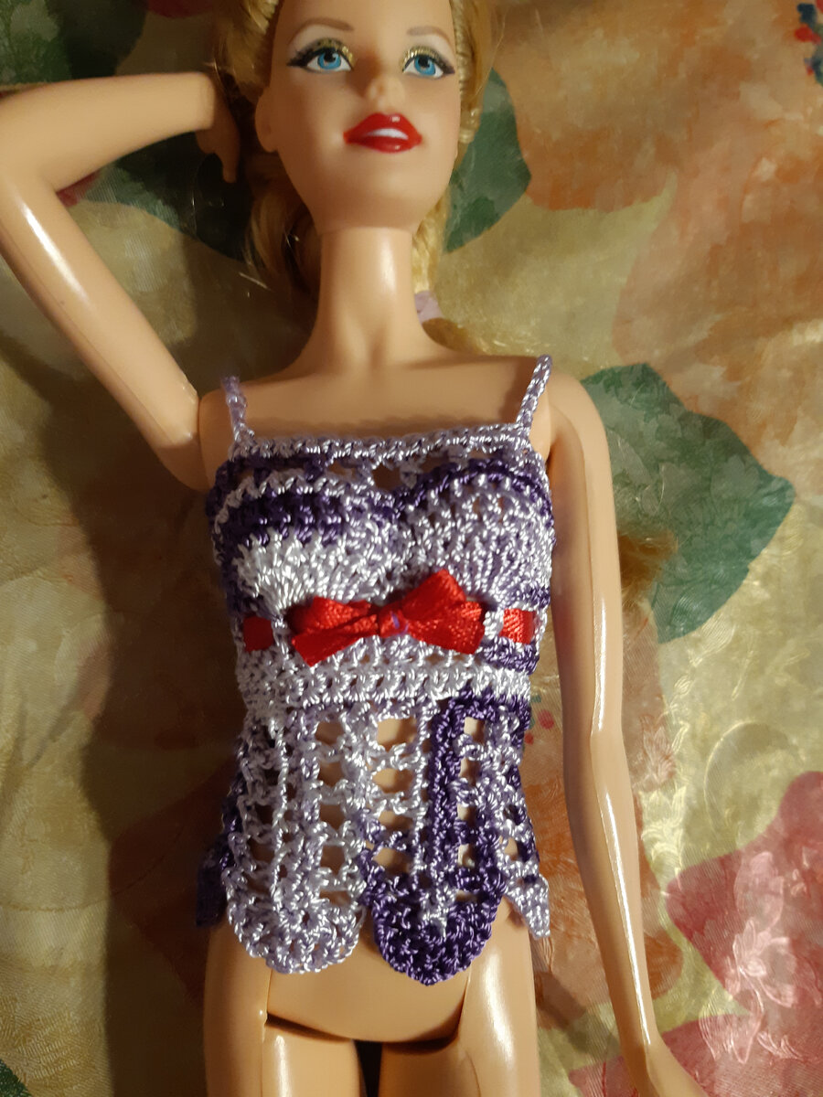 Топ с лепестками