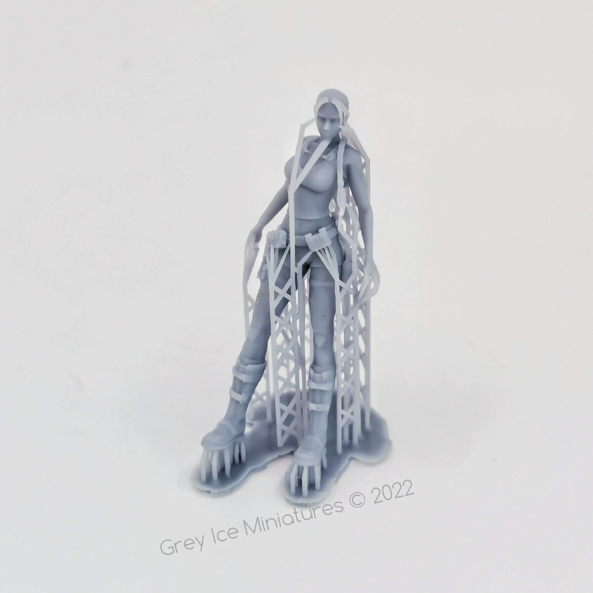 Готовая фигурка после промывки и засветки