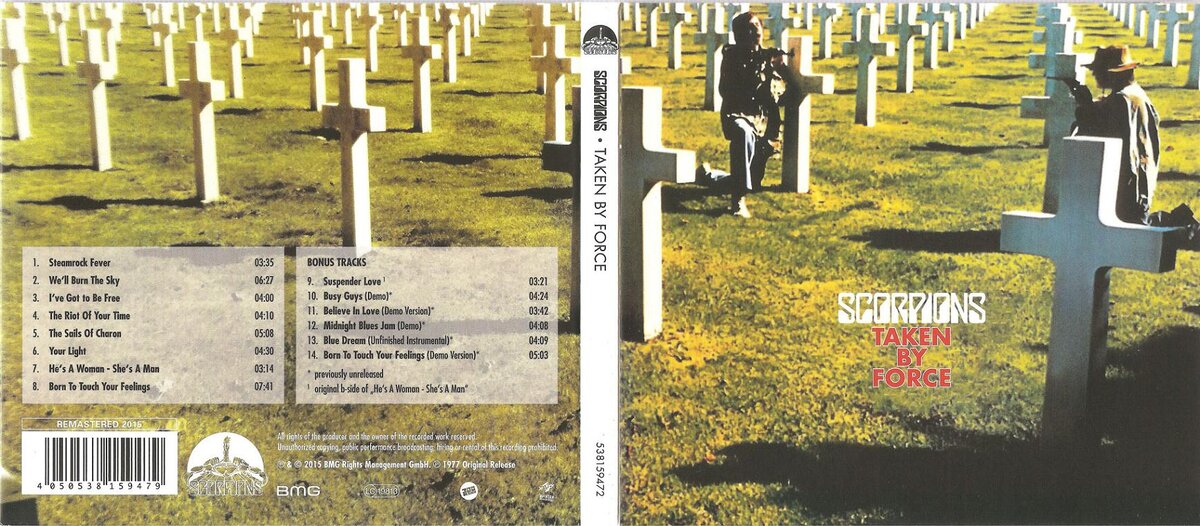 Scorpions "Taken By Force" (1977) CD - original cover