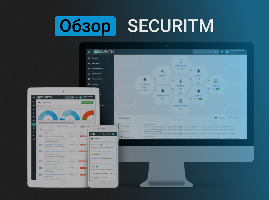 Обзор SECURITM — новой SGRC платформы для управления безопасностью | TS  Solution | Дзен