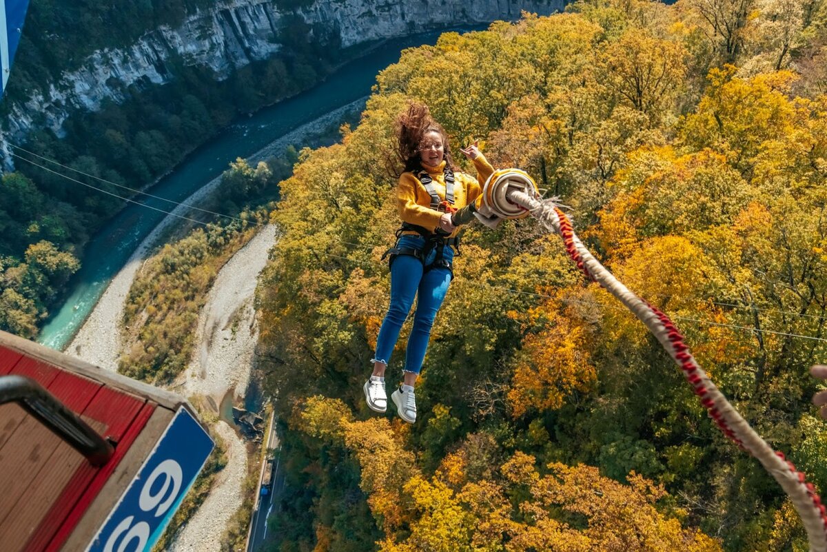 Банджи 69 метров — а вы уже прыгали? ;)