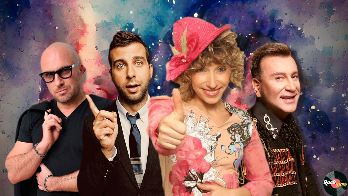 На фотографии: Дмитрий Нагиев, Иван Ургант, Елена Воробей и Сергей Пенкин  