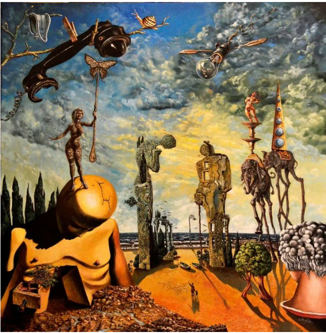 Сальвадор Дали "Мрачная игра", 1929