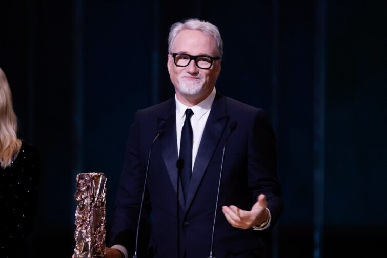    2023 Cesar Film Awards at Olympia Ceremony on stage. Fincher, David (Credit Image: © Romuald Meigneux/Starface via ZUMA Press). Фото legion-media.ru Наталья Степанова