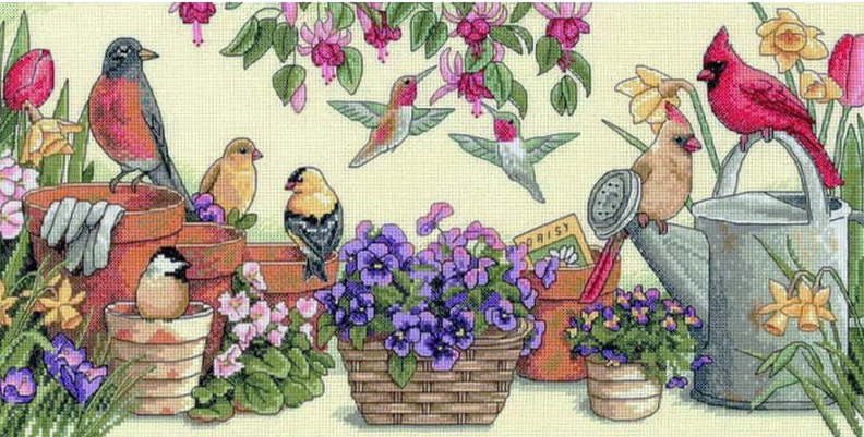 Dimensions 13724 "Садовые друзья" (Garden Friends).