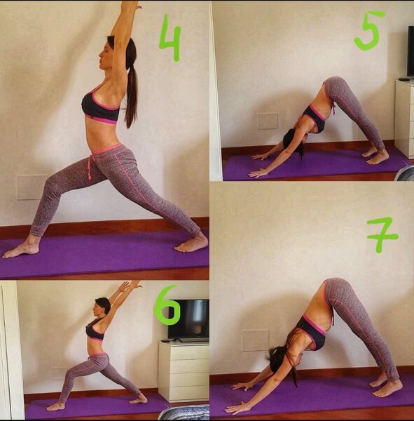 Поза йоги: собака мордой вниз