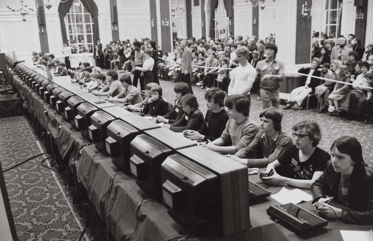Турнир по Space Invaders в 1980 г.
