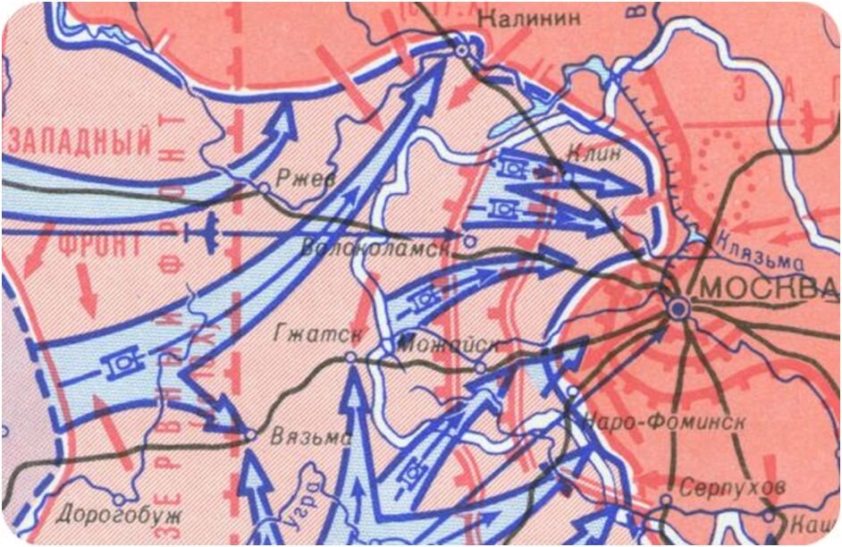 Карта москвы 41 года