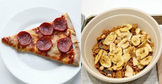 Пицца против хлопьев