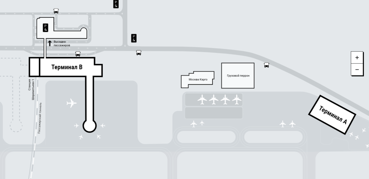 Парковка терминал б шереметьево схема