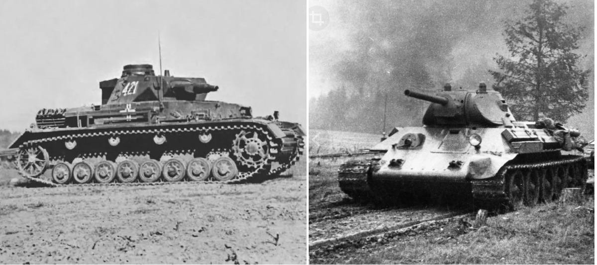 Две "рабочие лошадки". Даже с учётом всех издержек в производстве и эксплуатации, в 1942 -м году большее количество тридцатьчетвёрок стало бы проблемой для Вермахта.