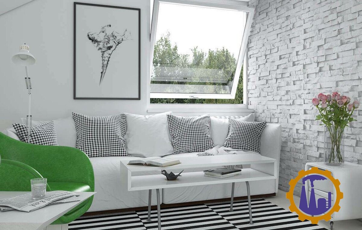 Декор из кирпича основной стены