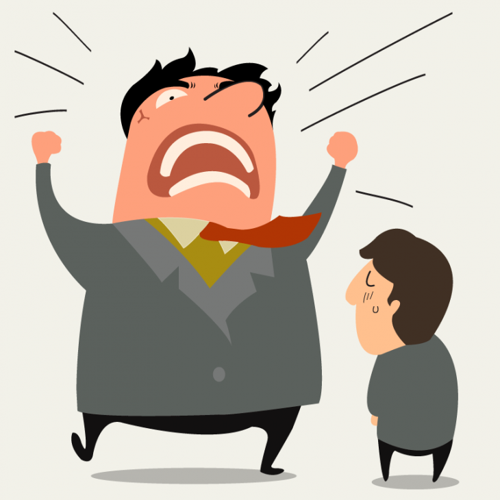 Не уравновешанный босс.