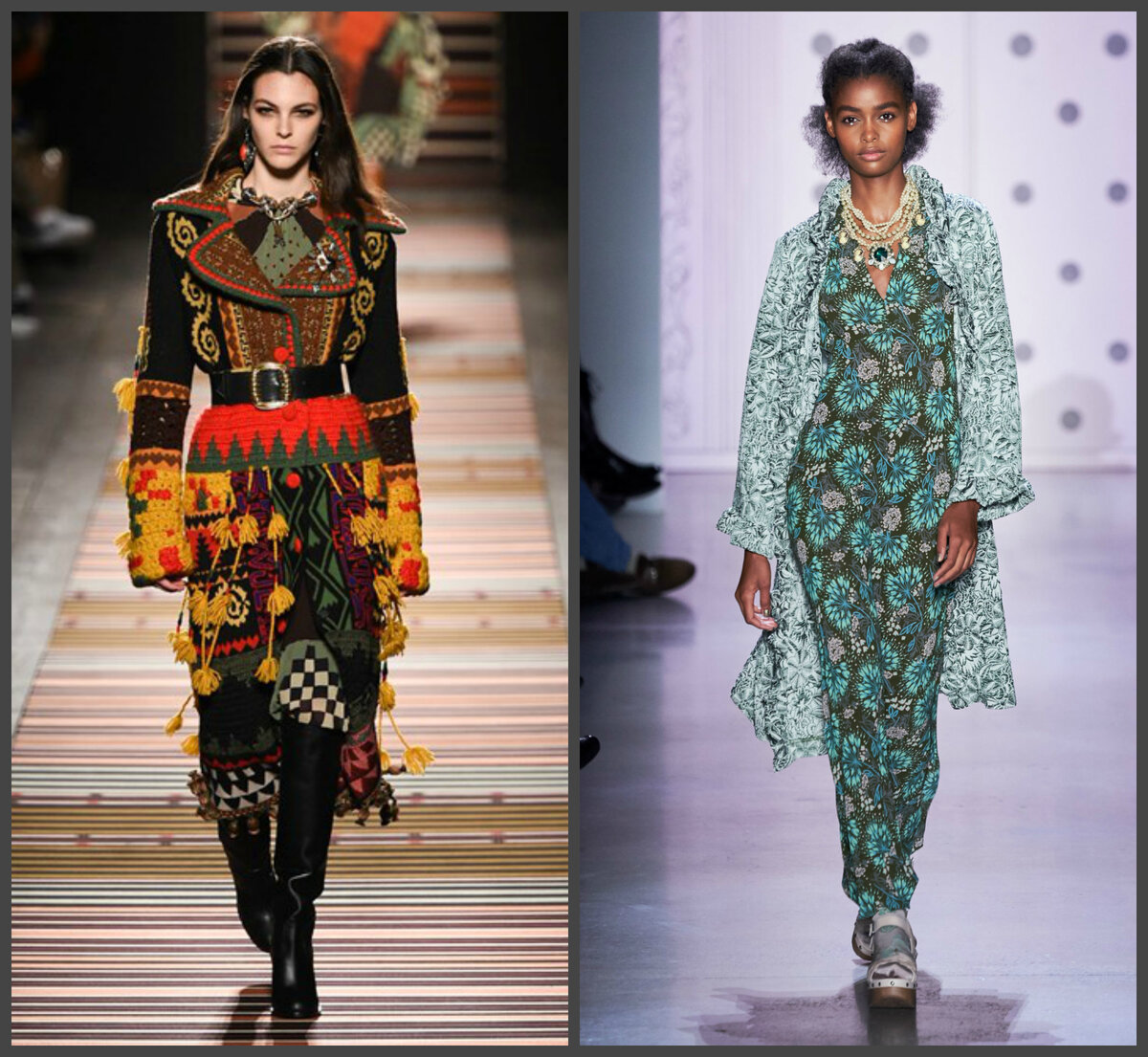 ETRO и Anna Sui. Хотя Домов Моды, так или иначе представивших этнику, очень много