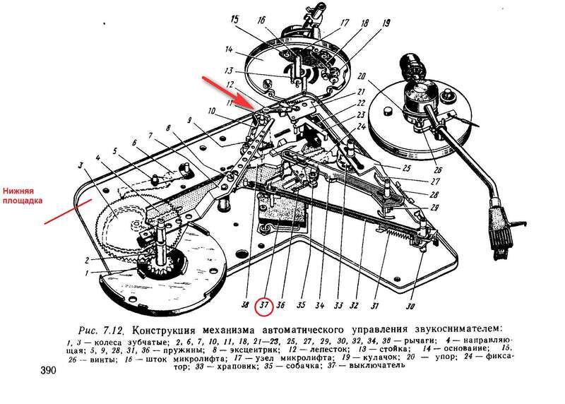 Схема принципиальная электрическая электрофона электроника д1 012