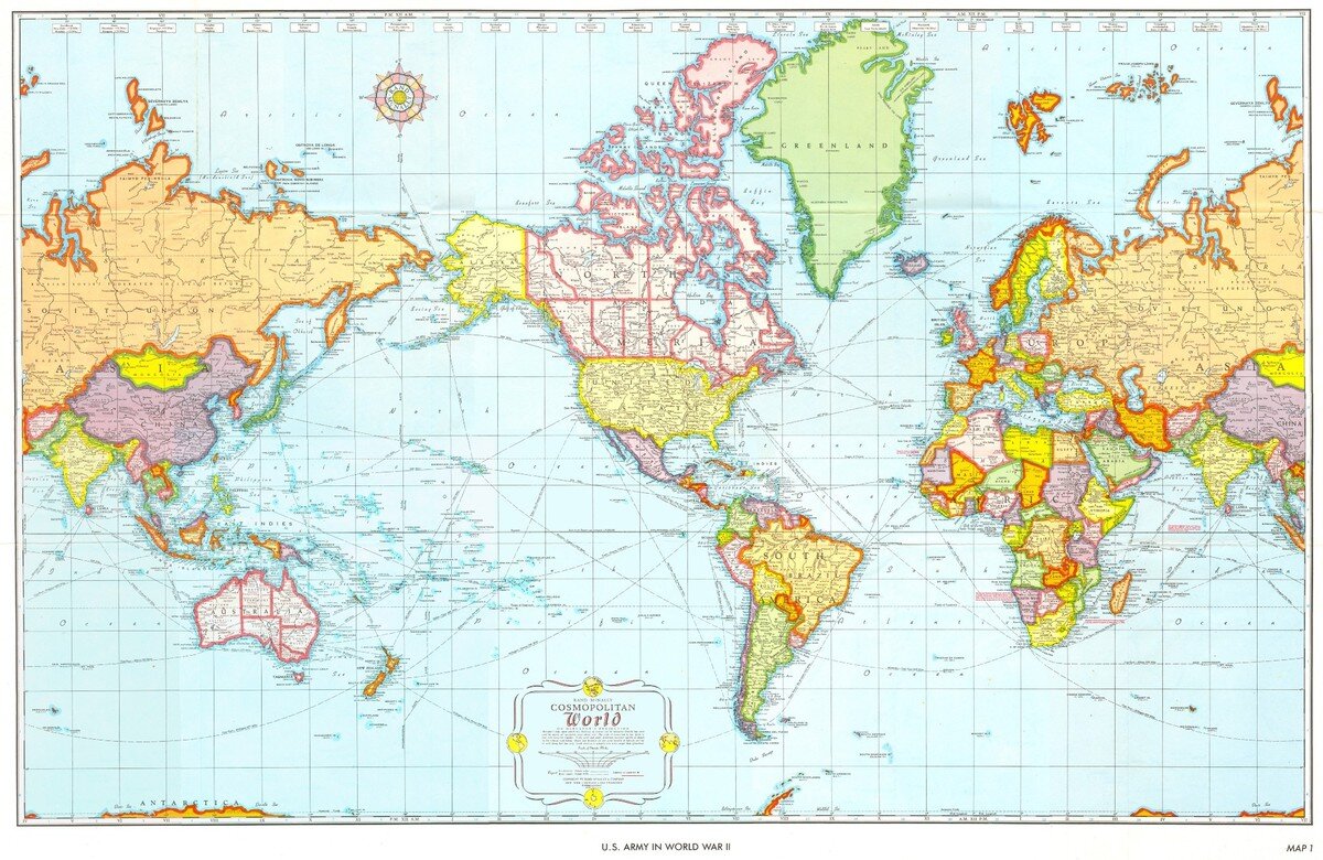 Как выглядят карты мира в разных странах?