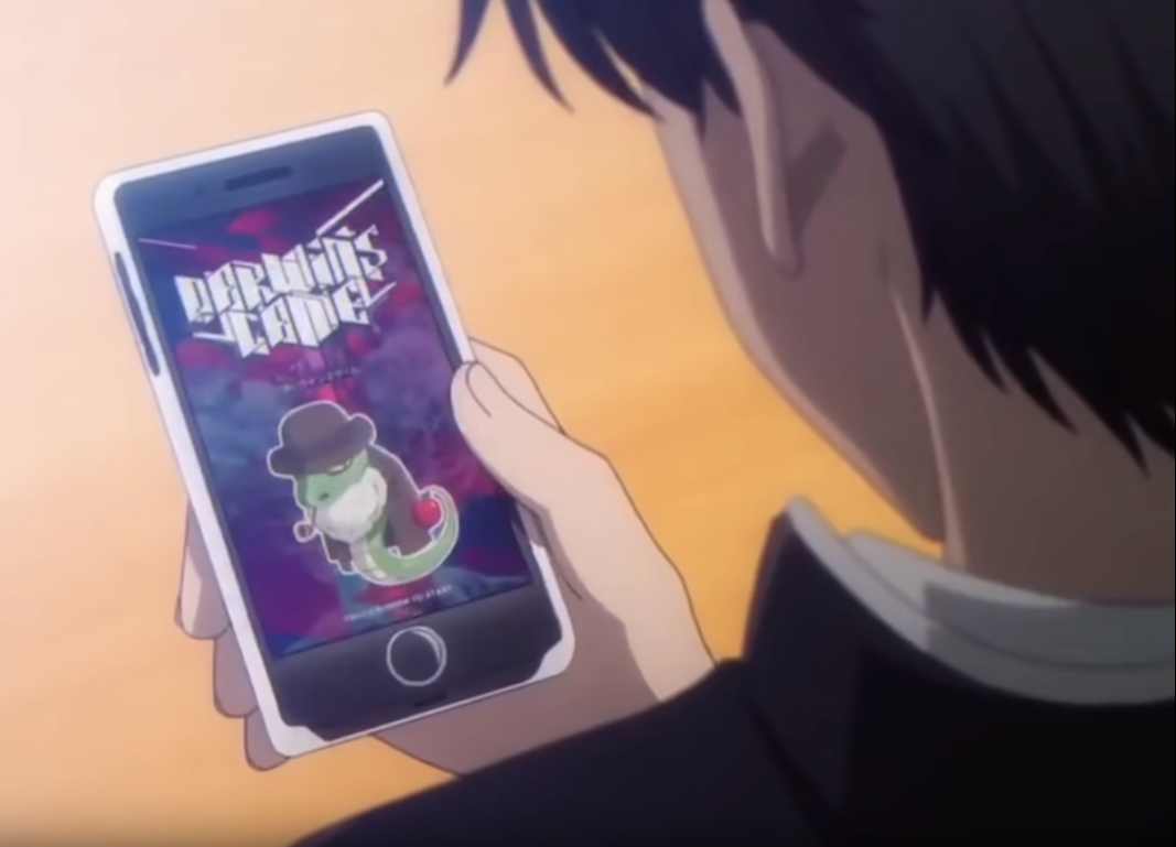 Кадр из трейлера аниме  "Игра Дарвина"