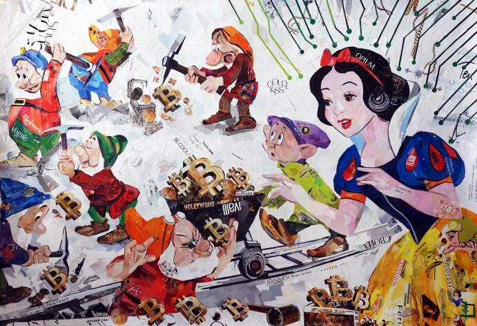 Дарья Усова, «Белоснежка и Биткоин», 2018.