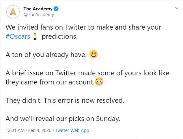 https://i.dailymail.co.uk/1s/2020/02/04/23/24316718-7967127-After_the_tweet_was_removed_the_Academy_attempted_to_clear_up_th-a-2_1580860569690.jpg 