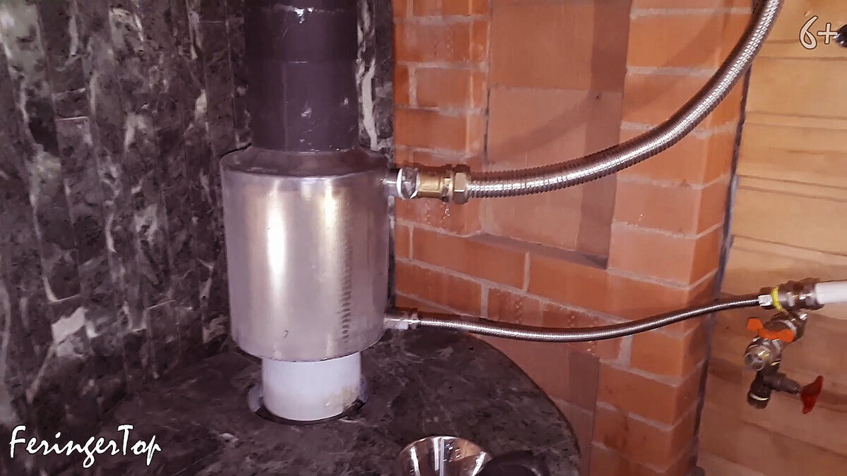 Пароиспаритель, которым я грею воду в бане. Ссылка на тест в конце статьи!