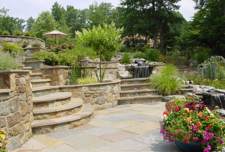 Участок на склоне