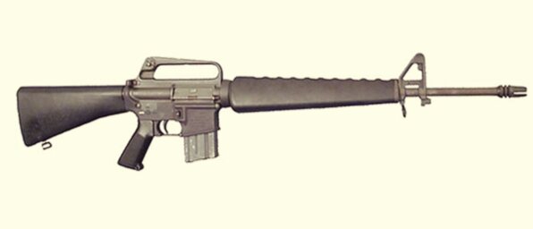 "Классическая" винтовка M-16.