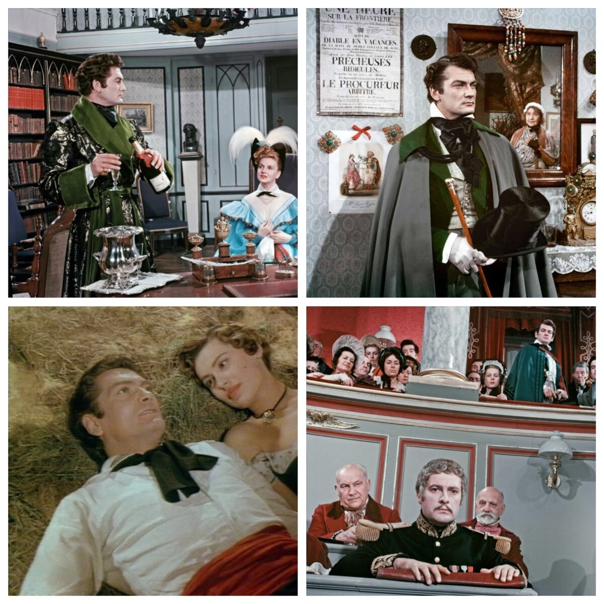 Кадры из фильма "Граф Монте-Кристо", 1954 г.