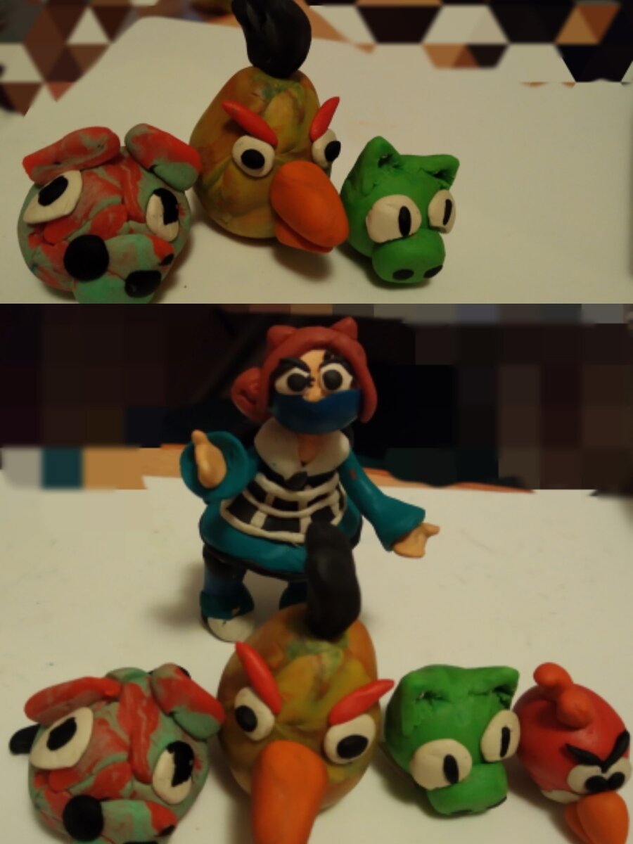 это то, что мы лепили. /вздох/ мелкая моторика мелкого меня очень расстраивает. 