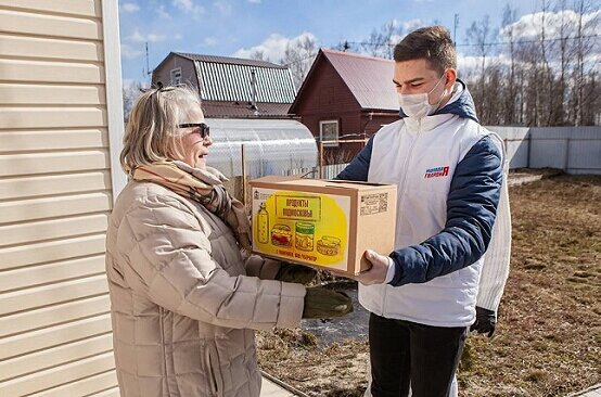 Волонтер Подмосковной службы "Молодая Гвардия"