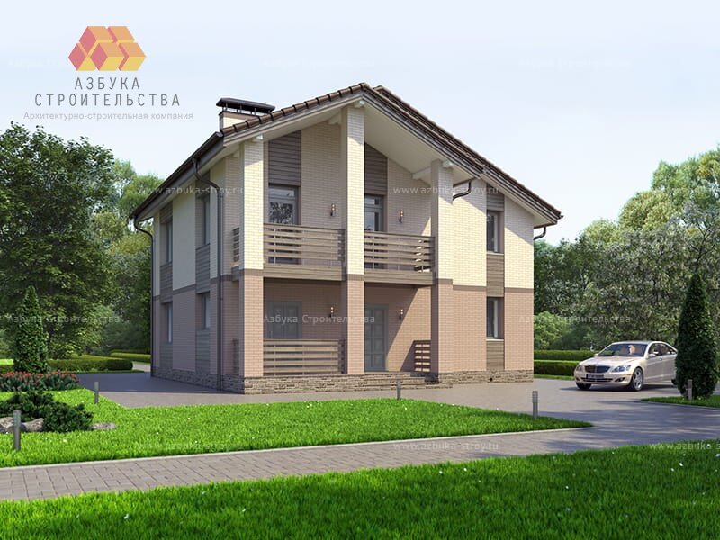 Купить дом 2020 года. Проект дома с несимметричной крышей. Прибалтийские двухэтажные коттеджи с несимметричной крышей.