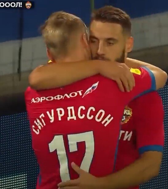 Радость ВЛашича и Сигурдссона. 