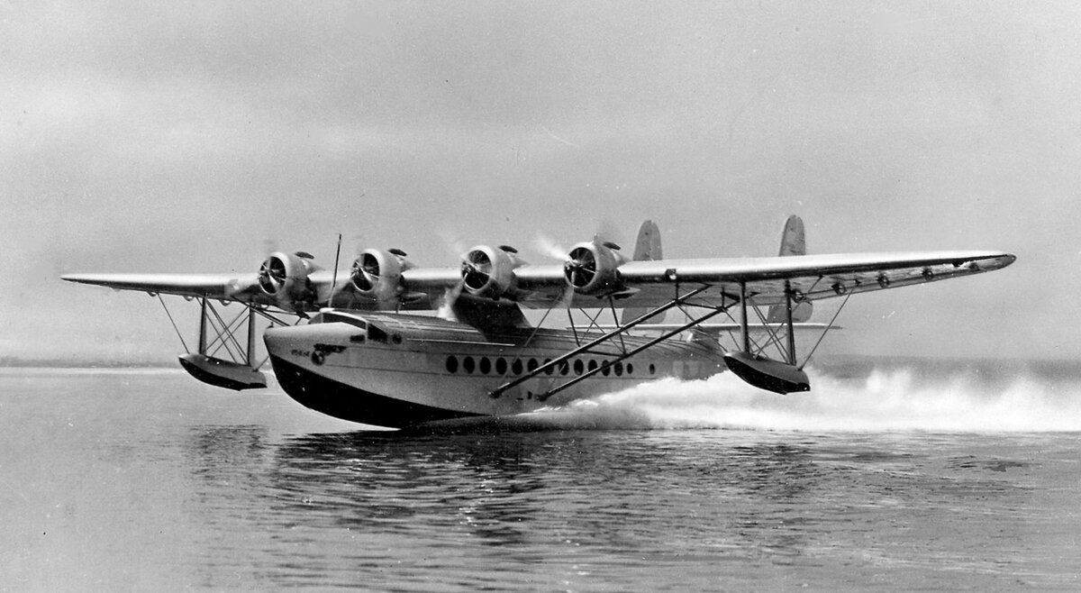 Летающая лодка Sikorsky S-42 'Brazilian Clipper' авиакомпании Pan Am. Фото: U.S. Navy