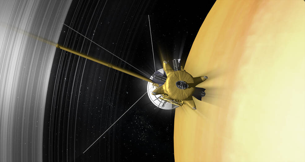 Касини на орбите Сатурна ©Nasa. https://www.nasa.gov/mission_pages/cassini/whycassini/index.html