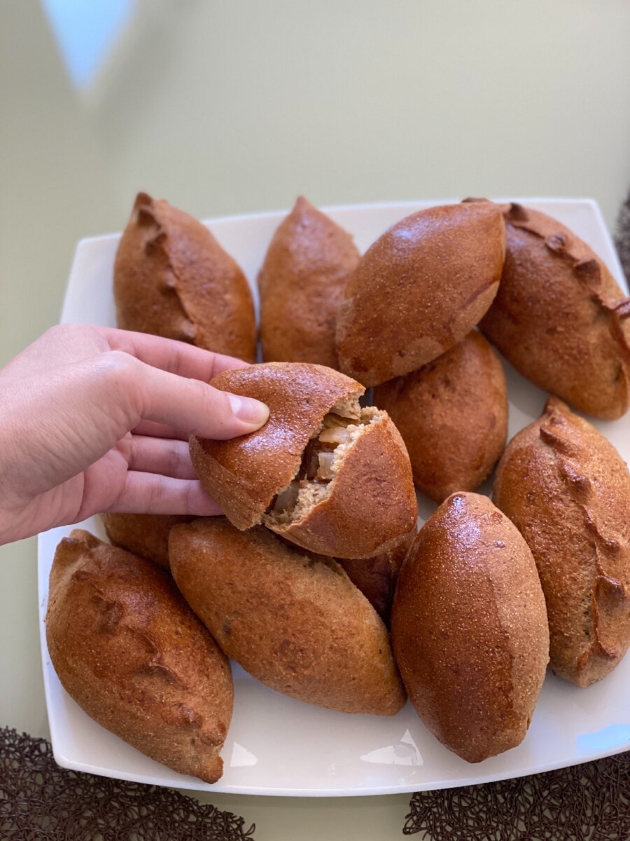 Постные пирожки с капустой