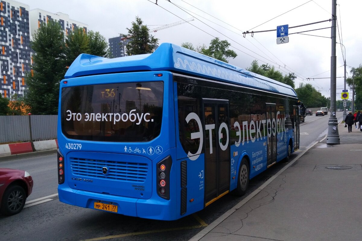 Электробус на маршруте Т36, который работает по соседству с Т36, но заряжается от другой станции, которая также часто дает сбои. Фото Letnab 