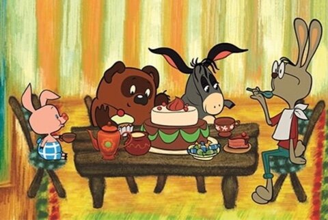 Гости за столом 