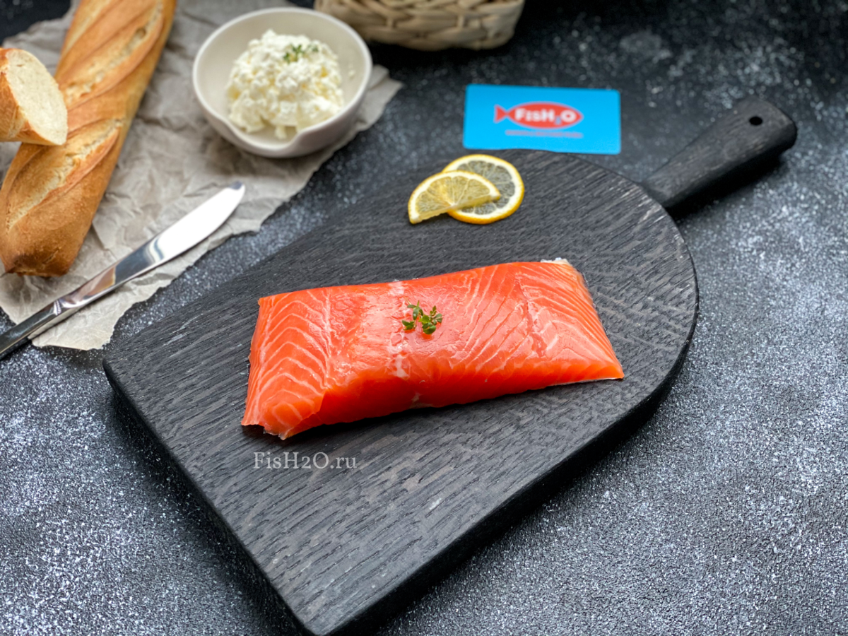 Слабосоленый лосось сухого посола от fish2o.ru