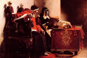 The Pope and the Inquisitor by Jean-Paul Laurens