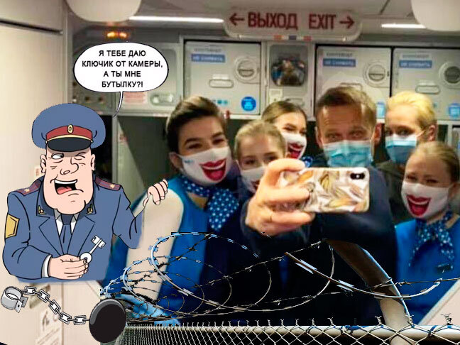  Алексея Навального задержали в Шереметьево