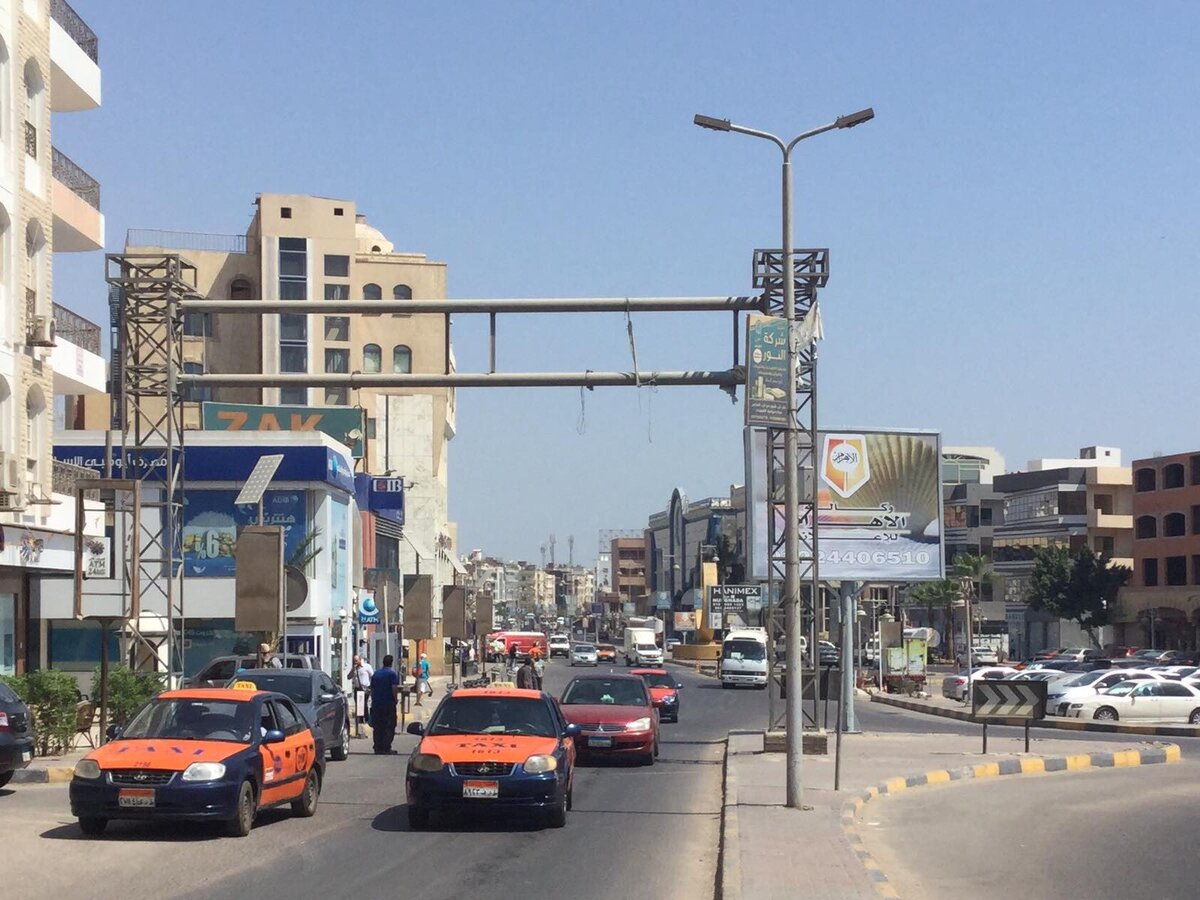 Хургада сегодня. Фото центральной улицы Шератон для Яндекс Дзена