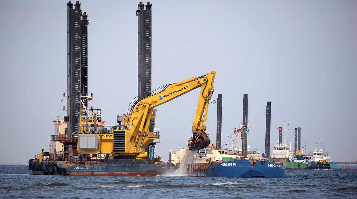 Так строился "СП-2" на море.    фото: картинки  яндекса.