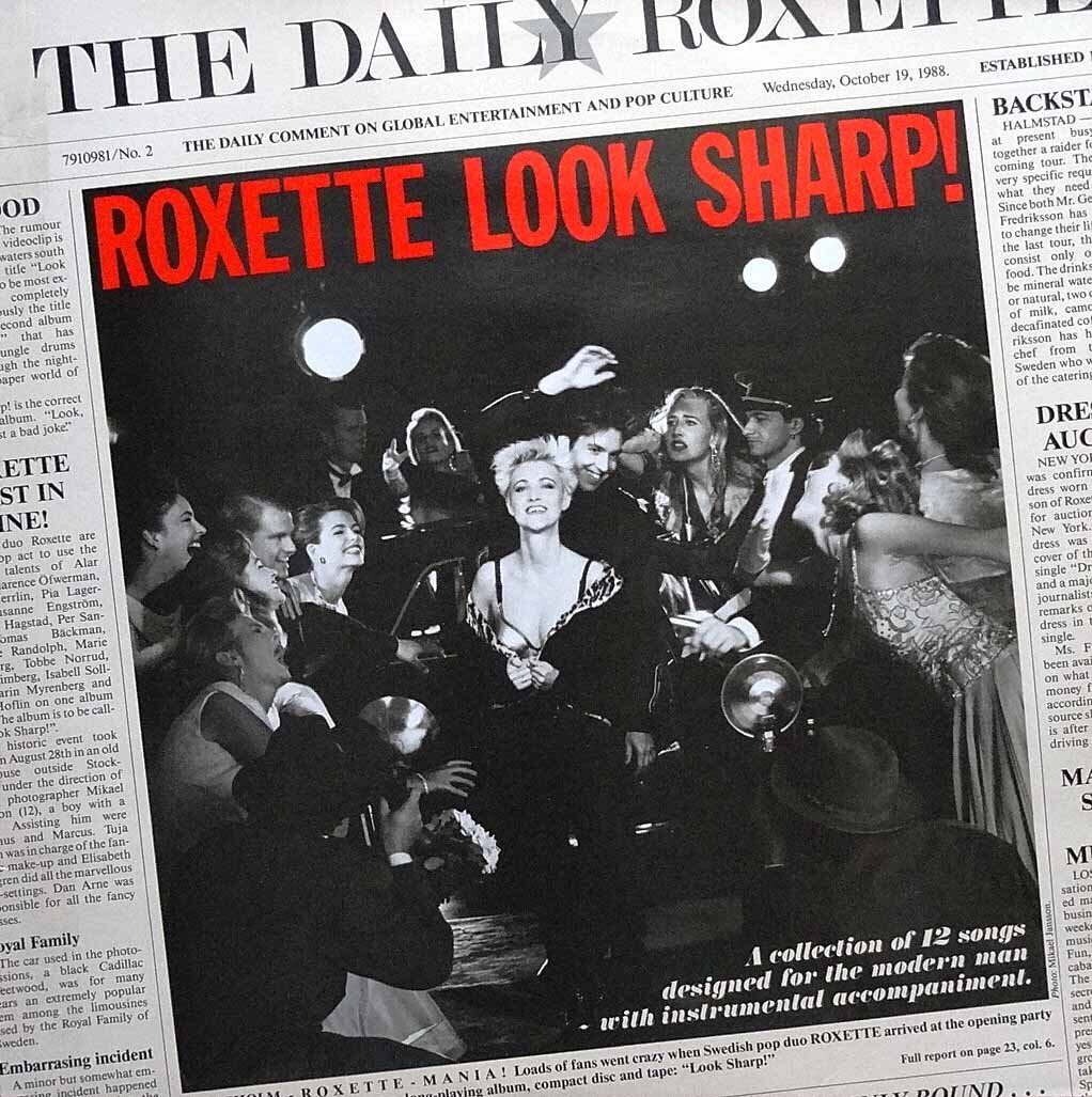 Look sharp roxette. Roxette look Sharp 30th Anniversary Edition 2022. Look Sharp! (Roxette album). Roxette look Sharp альбом. Roxette look Sharp 1988 обложка альбома.