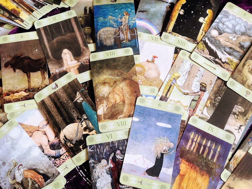 ТАРО ЙОНА БАУЭРА - ШВЕДСКОГО ХУДОЖНИКА XIX ВЕКА.