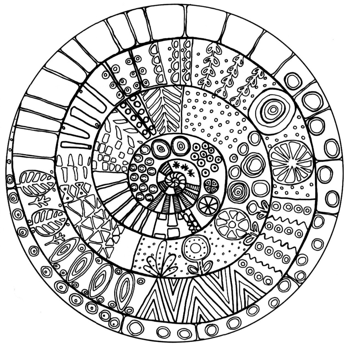 Мандла спирали 2.