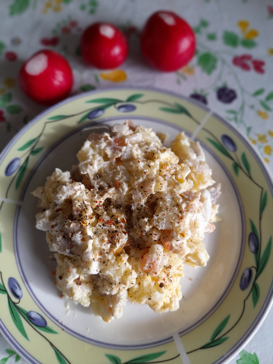 Салат из минтая