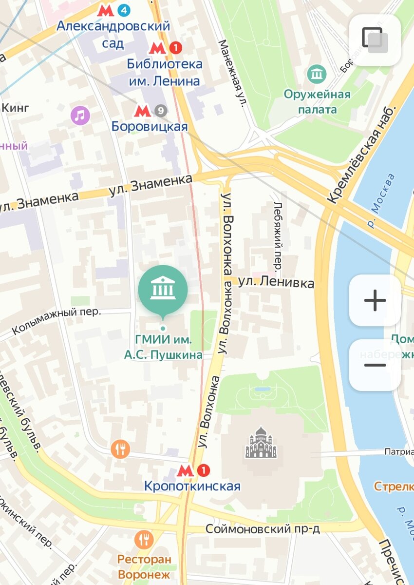 Адрес музея на карте