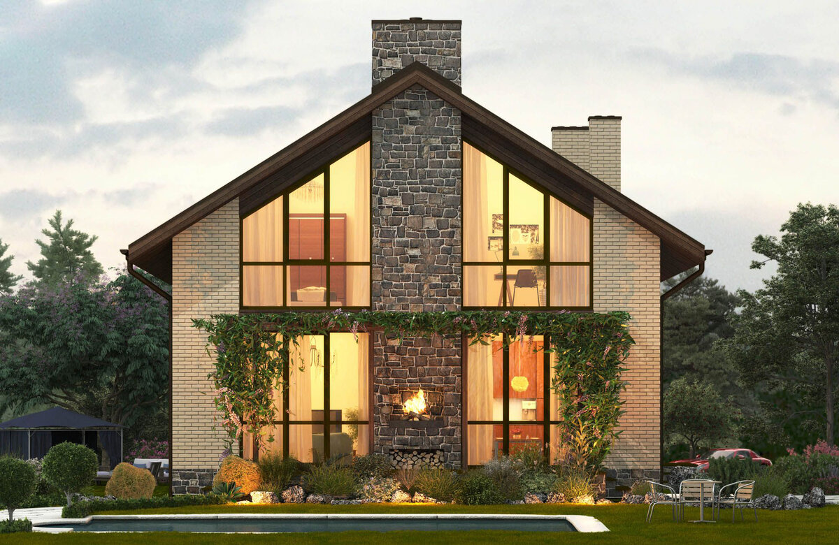 Проект загородного дома в Москве