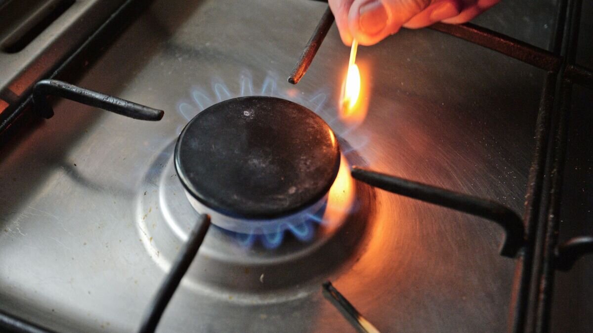 Горелка газовой плиты© РИА Новости / Павел Лисицын