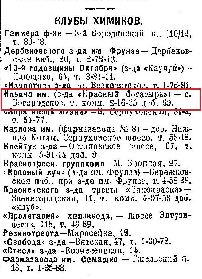 Адресно-справочная книга "Вся Москва" за 1930 год. 